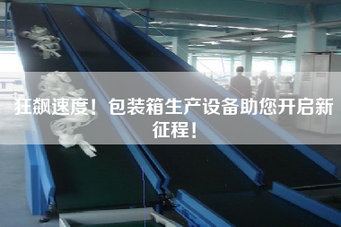 狂飆速度！包裝箱生產(chǎn)設備助您開啟新征程！
