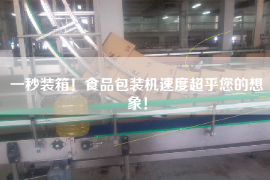 一秒裝箱！食品包裝機(jī)速度超乎您的想象！
