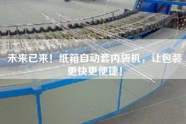未來已來！紙箱自動套內袋機，讓包裝z快z便捷！