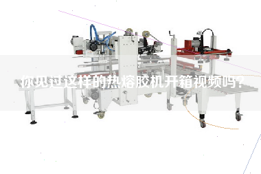 你見過這樣的熱熔膠機開箱視頻嗎？